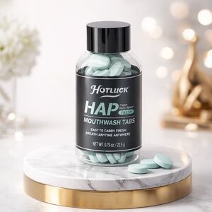 Hotluck HAP Mouthwash Tabs – Fresh Mint | Travel Friendly